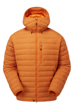 Load image into Gallery viewer, Mountain Equipment Men's Earthrise Hooded Down Insulated Jacket (Rust)