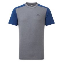 Load image into Gallery viewer, Mountain Equipment Men's Headpoint Block Technical Tee (Flint Grey/Admiral)