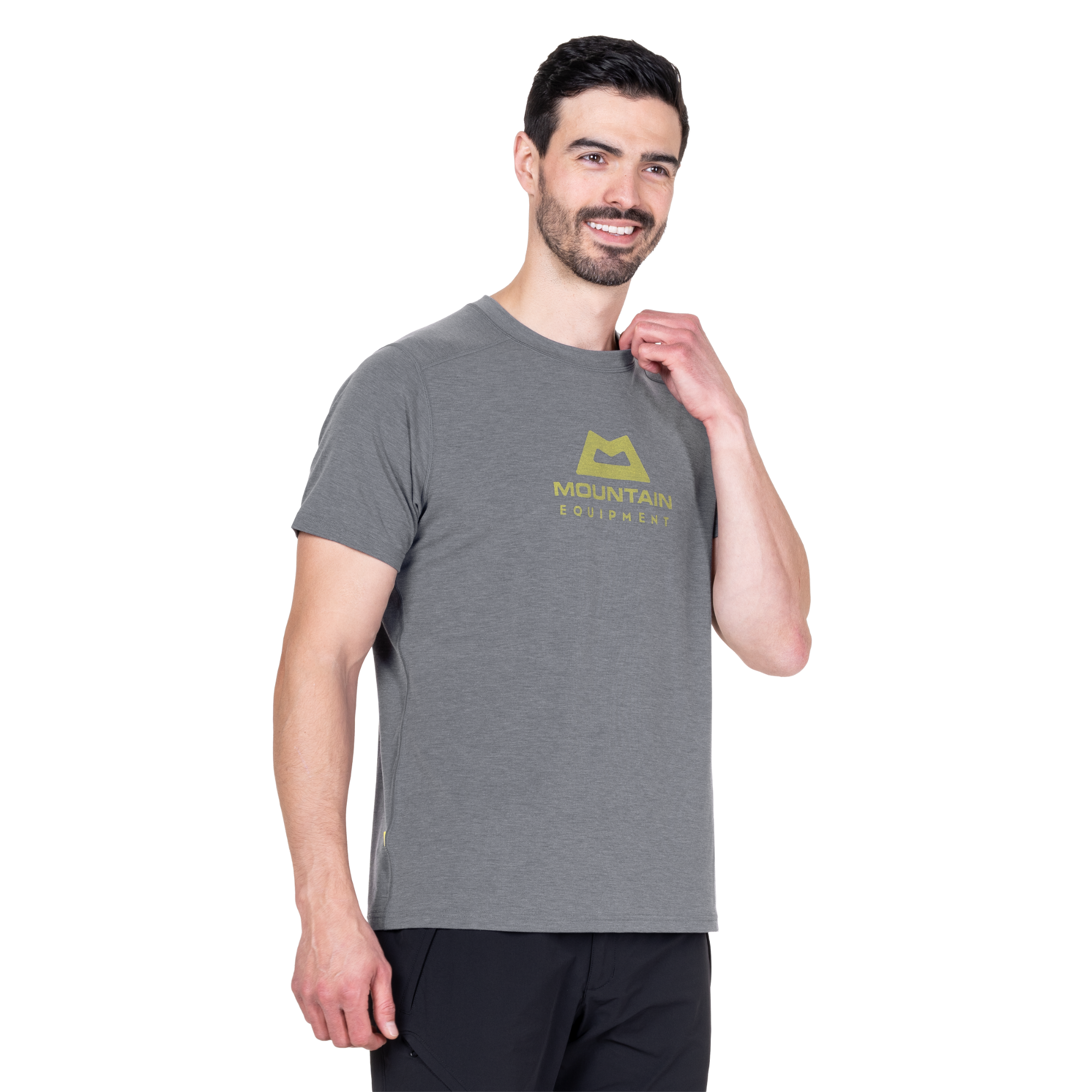 Mountain Equipment Men's Headpoint Emblem Technical Tee (Flint Grey)