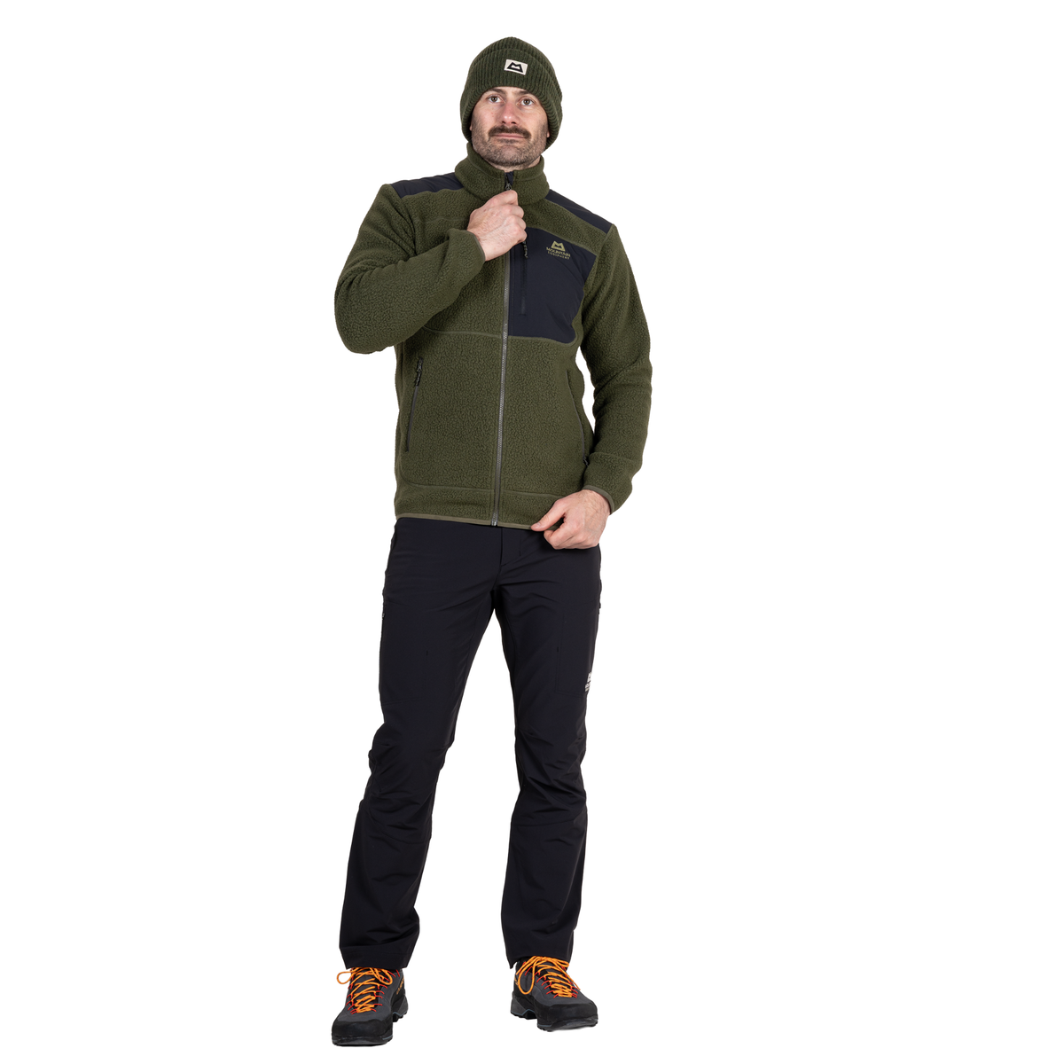 Mountain Equipment Men's Highpile Full Zip Fleece (Buckthorn/Black)