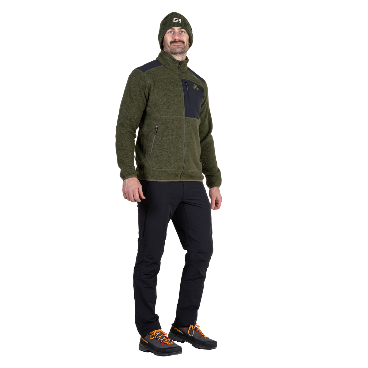 Mountain Equipment Men's Highpile Full Zip Fleece (Buckthorn/Black)
