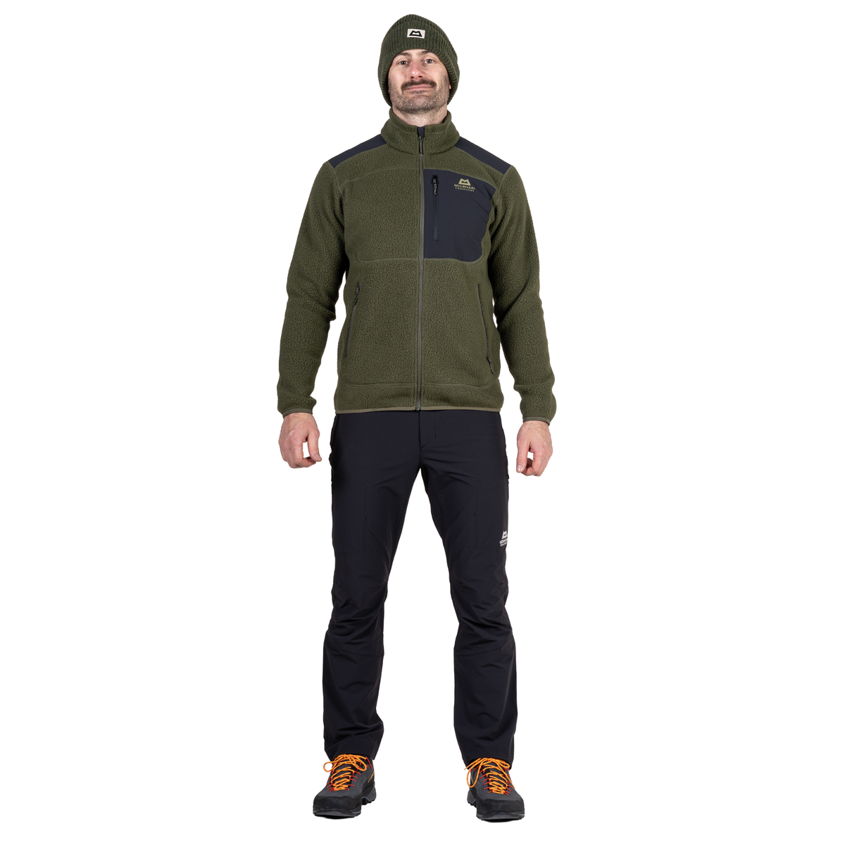 Mountain Equipment Men's Highpile Full Zip Fleece (Buckthorn/Black)