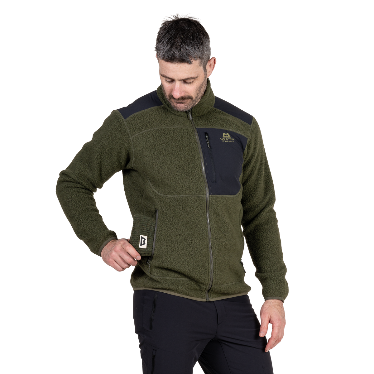 Mountain Equipment Men's Highpile Full Zip Fleece (Buckthorn/Black)