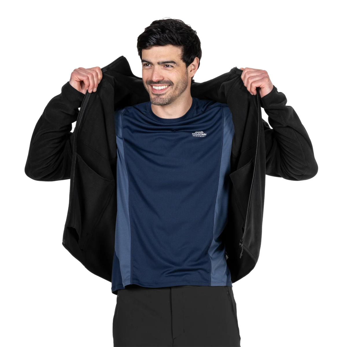 Mountain Equipment Men's Indus Full Zip Fleece (Black)