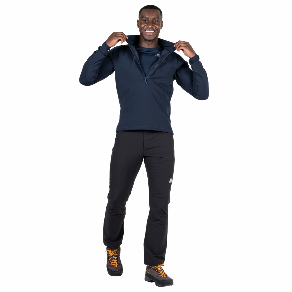 Mountain Equipment Men's Jorasses Lite Half Zip Fleece Top Me-01286 Cosmos ME-008963