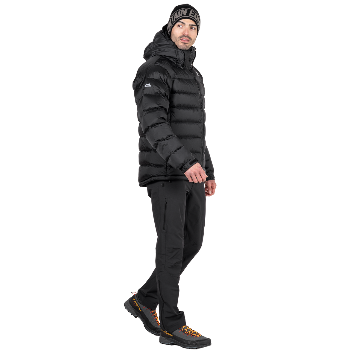 Mountain Equipment Men's Lightline 700 Fill Hooded Down Insulated Jacket (Black)