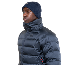 Load image into Gallery viewer, Mountain Equipment Men's Lightline 700 Fill Hooded Down Insulated Jacket (Blue Nights/Cosmo Lining)