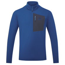 Load image into Gallery viewer, Mountain Equipment Men's Lumiko Half Zip Fleece Top (Admiral/Cosmos)