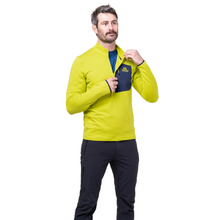 Load image into Gallery viewer, Mountain Equipment Men's Lumiko Half Zip Fleece Top (Vine/Cosmos)