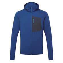 Load image into Gallery viewer, Mountain Equipment Men's Lumiko Hooded Full Zip Fleece (Admiral/Cosmos)