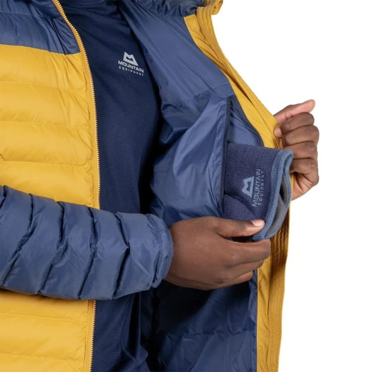 Mountain Equipment Men's Superflux Hooded Insulated Jacket Me-02328 Mustard Dusk ME-009010