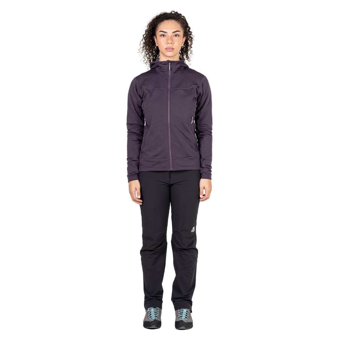Mountain Equipment Women's Apiro Hooded Full Zip Fleece (Nightshade)