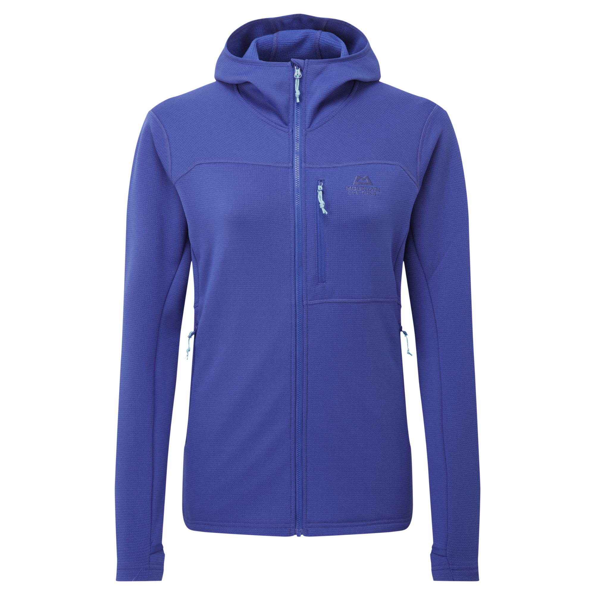 Mountain Equipment Women's Durian Hooded Full Zip Fleece (Clematis)