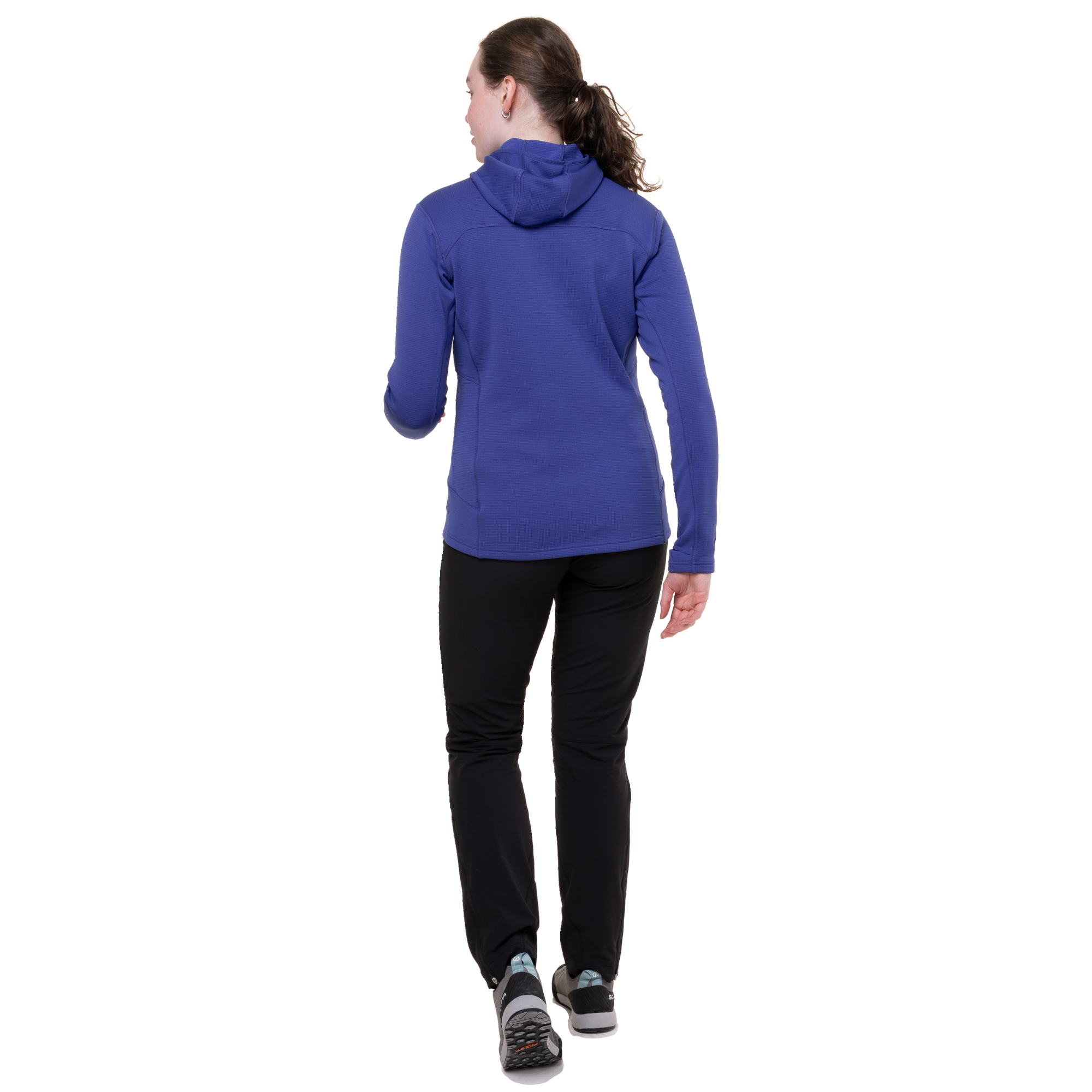 Mountain Equipment Women's Durian Hooded Full Zip Fleece (Clematis)