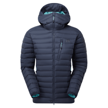 Load image into Gallery viewer, Mountain Equipment Women's Earthrise Hooded Down Insulated Jacket (Cosmos)