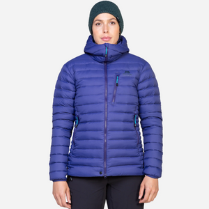 Mountain Equipment Women's Earthrise Hooded Down Jacket (Amethyst)
