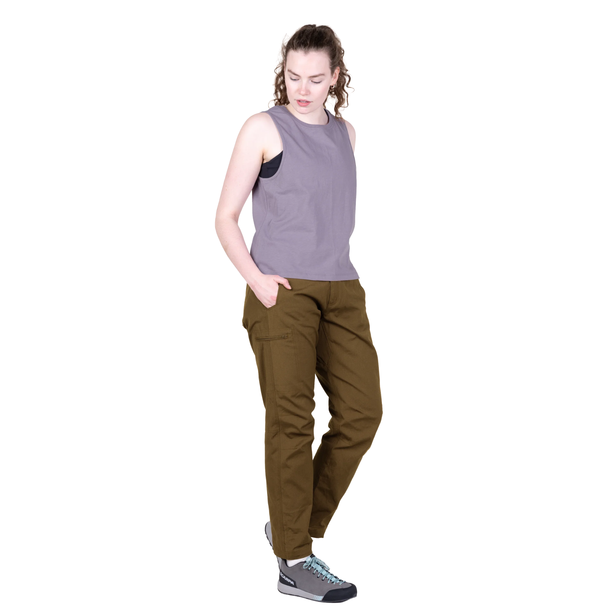 Mountain Equipment Women's Fairhead Organic Cotton Tank Top (Allium)