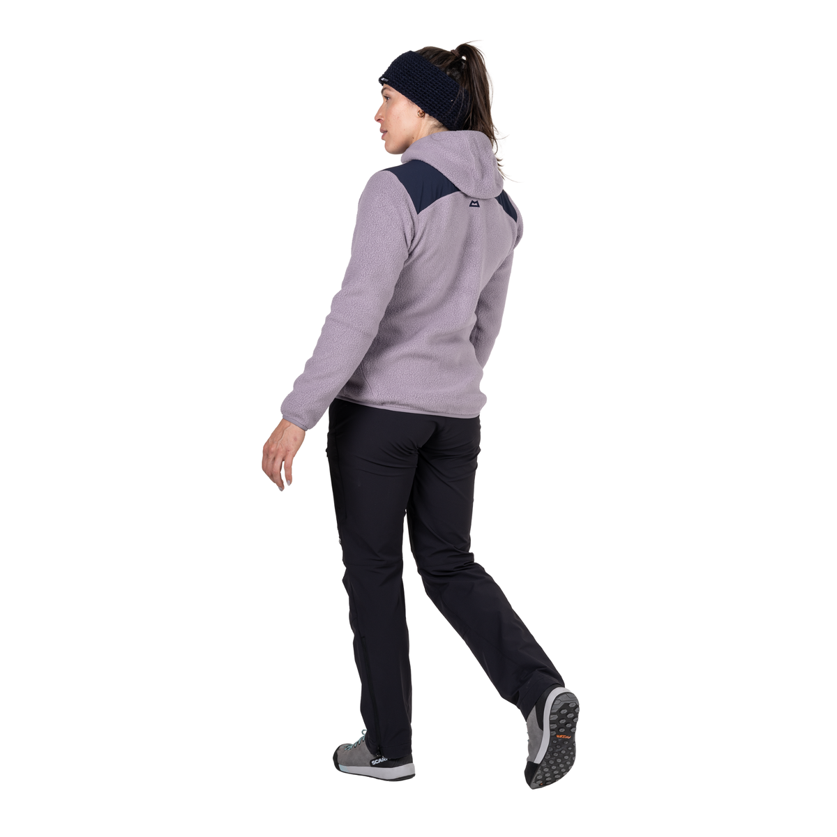 Mountain Equipment Women's Highpile Hooded Full Zip Fleece (Allium/Cosmos)