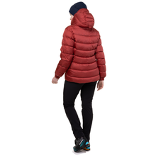 Load image into Gallery viewer, Mountain Equipment Women's Lightline 700 Fill Hooded Down Insulated Jacket (Rosewood)