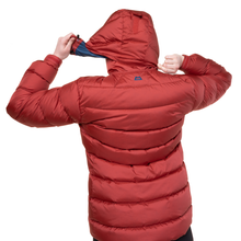 Load image into Gallery viewer, Mountain Equipment Women's Lightline 700 Fill Hooded Down Insulated Jacket (Rosewood)