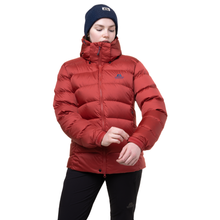 Load image into Gallery viewer, Mountain Equipment Women's Lightline 700 Fill Hooded Down Insulated Jacket (Rosewood)