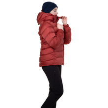 Load image into Gallery viewer, Mountain Equipment Women's Lightline 700 Fill Hooded Down Insulated Jacket (Rosewood)