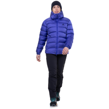 Load image into Gallery viewer, Mountain Equipment Women's Lightline 700 Fill Hooded Down Insulated Jacket (Clematis)