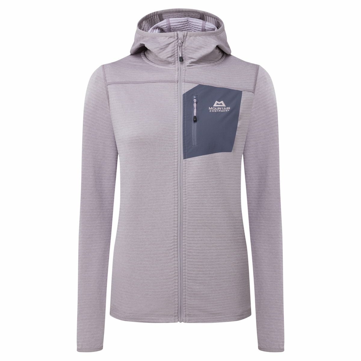 Mountain Equipment Women's Lumiko Hooded Full Zip Fleece Me-02325 Allium Ombre ME-008756