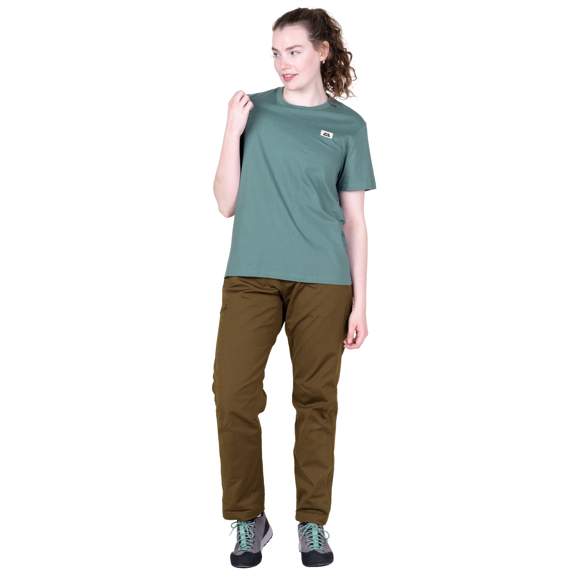 Mountain Equipment Women's Podus Organic Cotton Short Sleeve Tee (Goblin Blue)