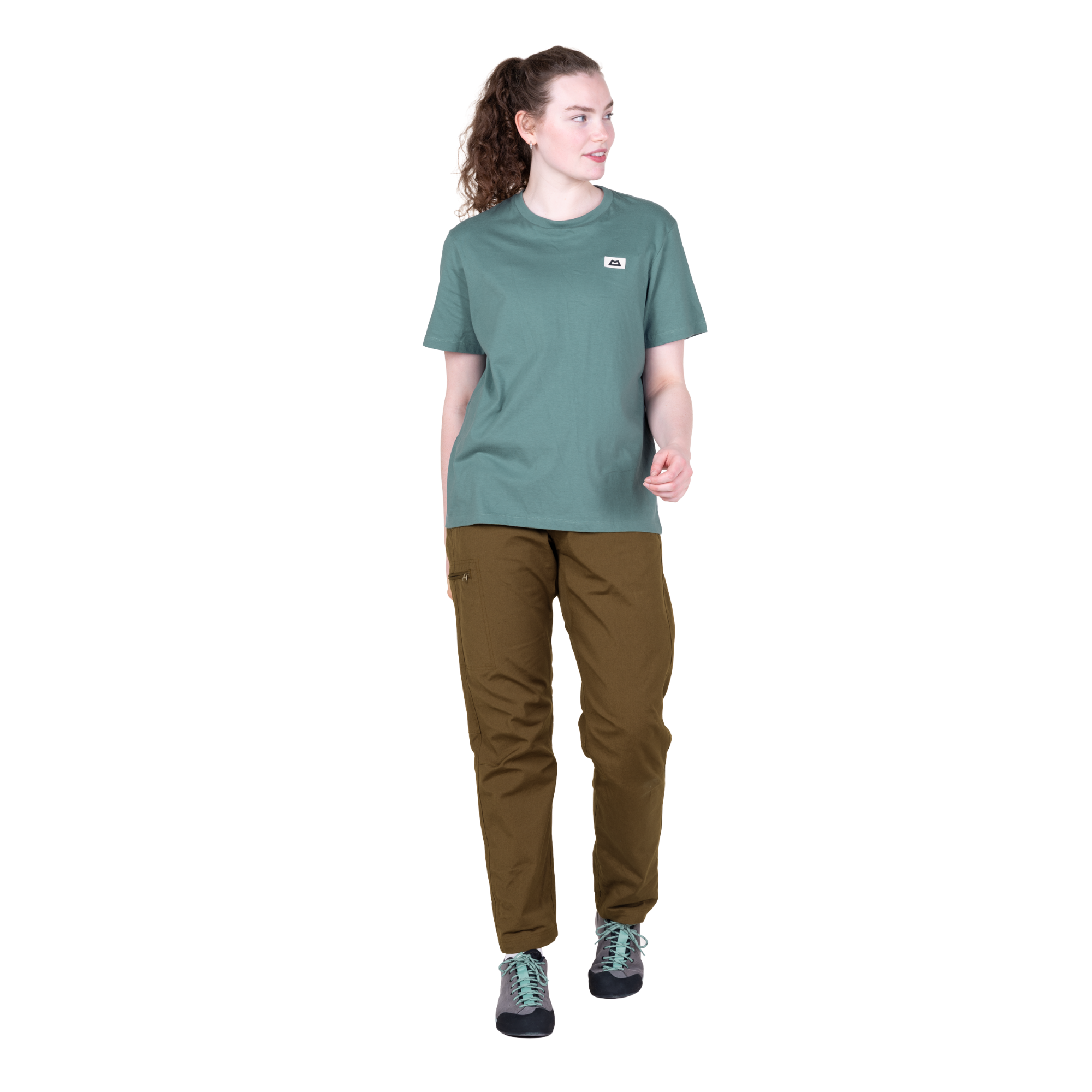 Mountain Equipment Women's Podus Organic Cotton Short Sleeve Tee (Goblin Blue)