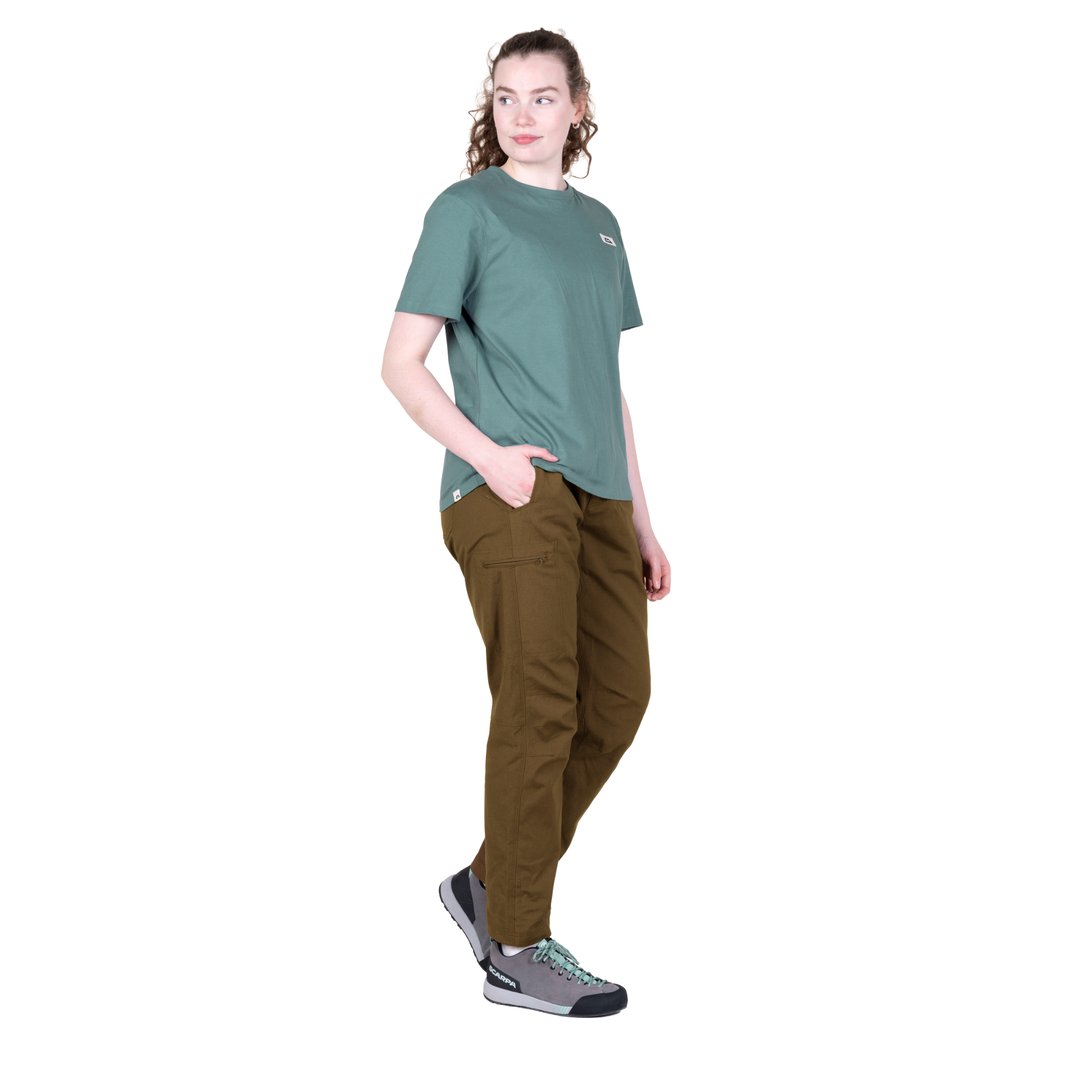 Mountain Equipment Women's Podus Organic Cotton Short Sleeve Tee (Goblin Blue)