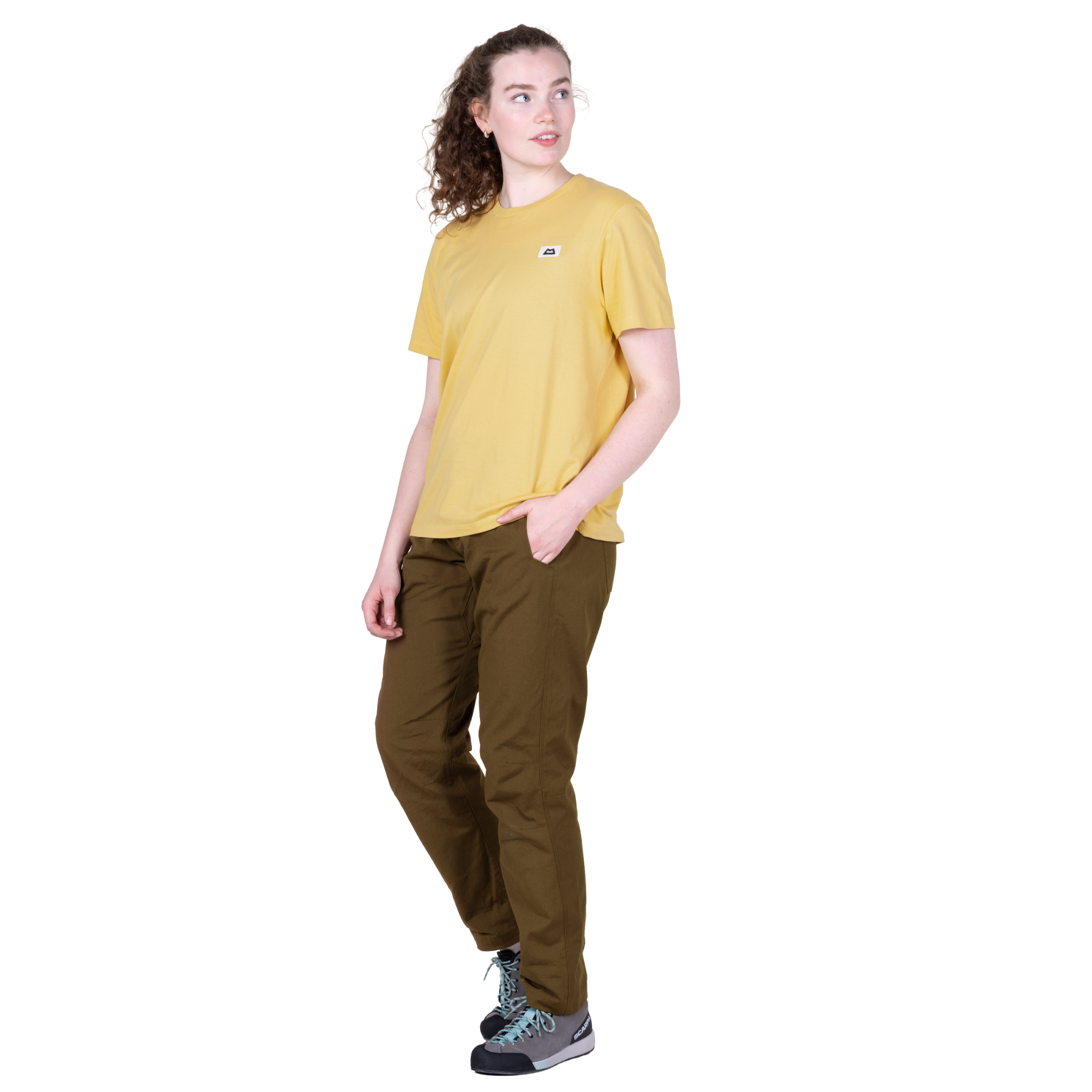 Mountain Equipment Women's Podus Organic Cotton Short Sleeve Tee (Rattan)