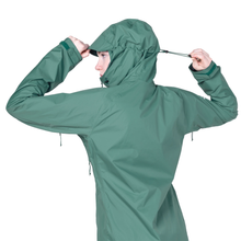 Load image into Gallery viewer, Mountain Equipment Women's Raintower 2.5L Waterproof Jacket (Sea Pine)
