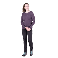 Load image into Gallery viewer, Mountain Equipment Women's Tempi Long Sleeve Technical Tee (Nightshade)