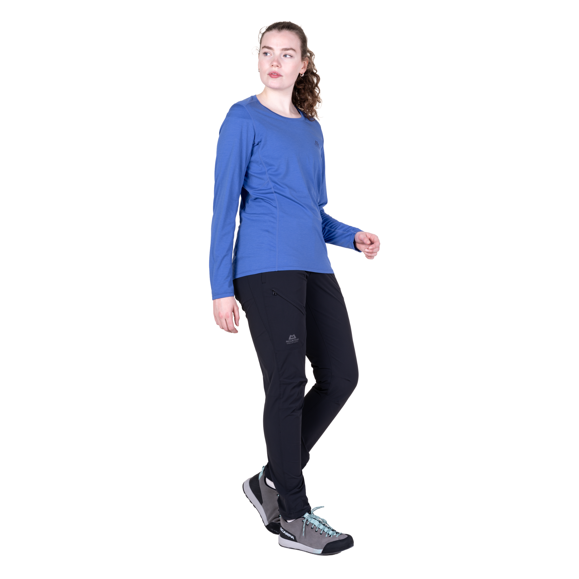 Mountain Equipment Women's Tempi Long Sleeve Technical Tee (Vivid Blue)