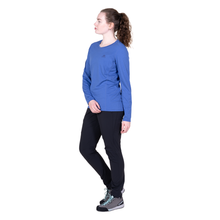 Load image into Gallery viewer, Mountain Equipment Women's Tempi Long Sleeve Technical Tee (Vivid Blue)