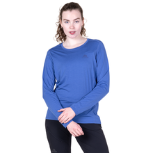 Load image into Gallery viewer, Mountain Equipment Women's Tempi Long Sleeve Technical Tee (Vivid Blue)