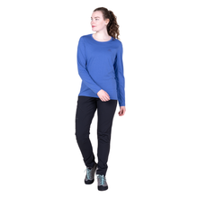Load image into Gallery viewer, Mountain Equipment Women's Tempi Long Sleeve Technical Tee (Vivid Blue)