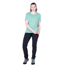 Load image into Gallery viewer, Mountain Equipment Women's Tempi Short Sleeve Technical Tee (Aqua)