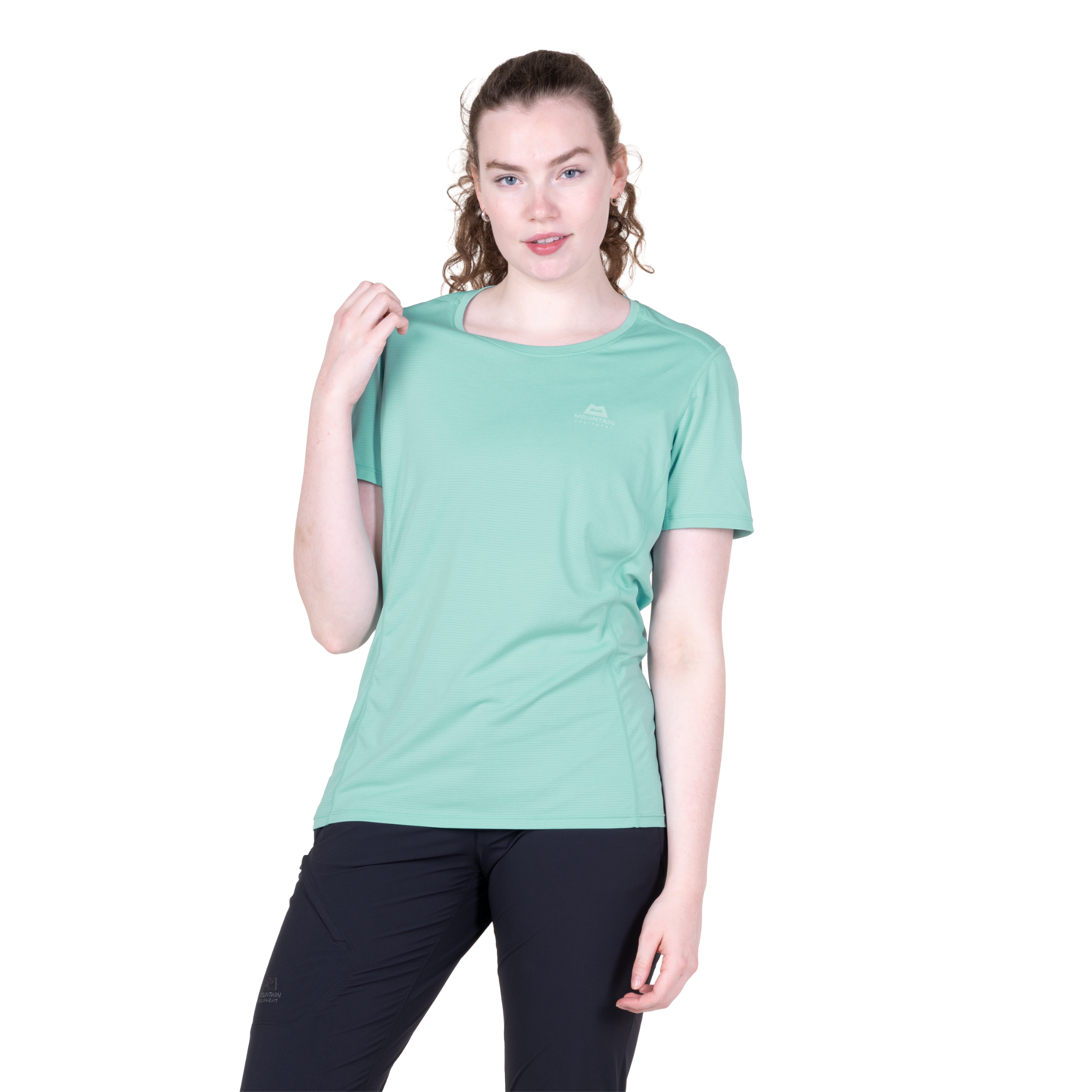 Mountain Equipment Women's Tempi Short Sleeve Technical Tee (Aqua)