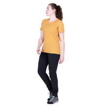 Load image into Gallery viewer, Mountain Equipment Women's Tempi Short Sleeve Technical Tee (Butterscotch)