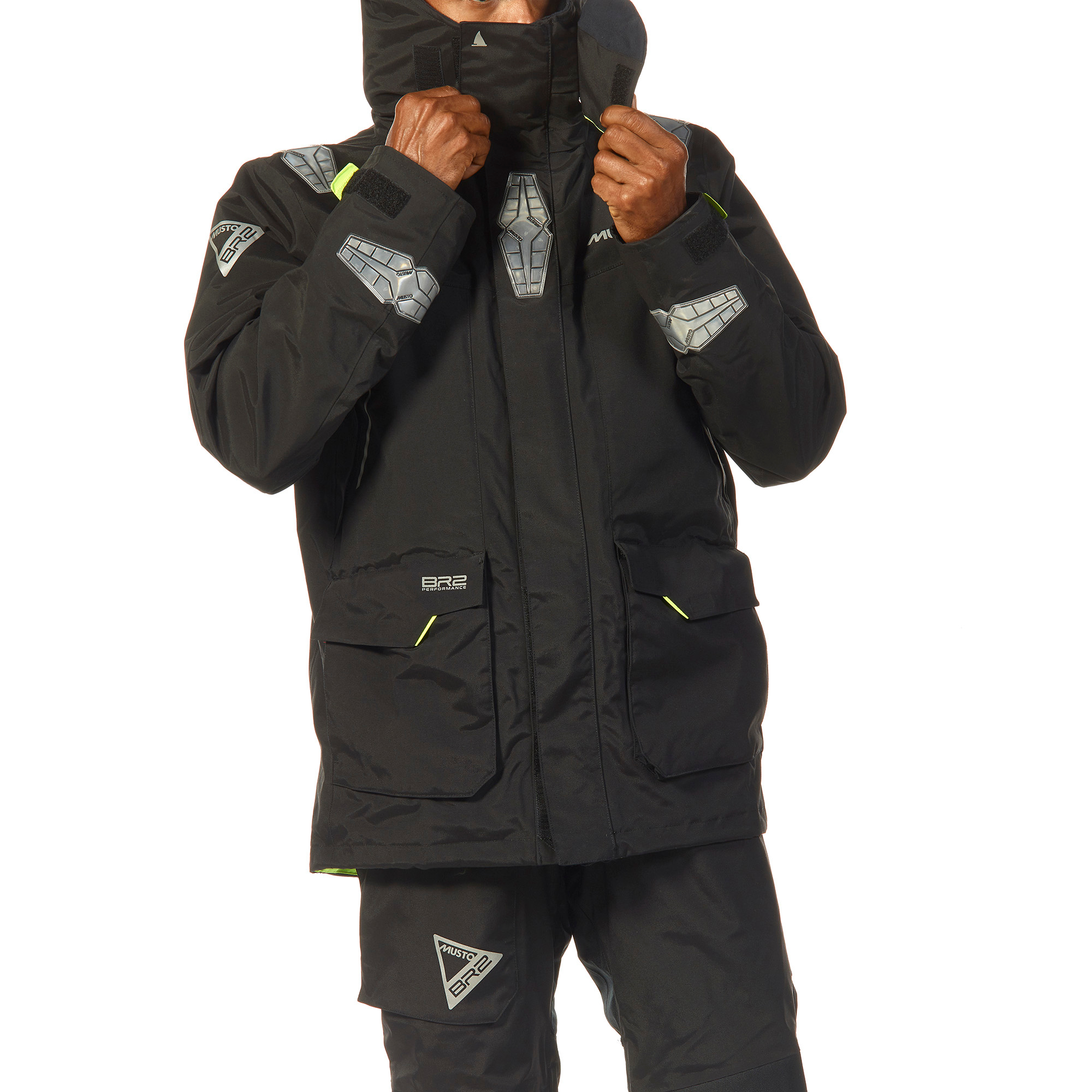 Musto Men's BR2 Offshore 2.0 Waterproof Sailing Jacket (Black)