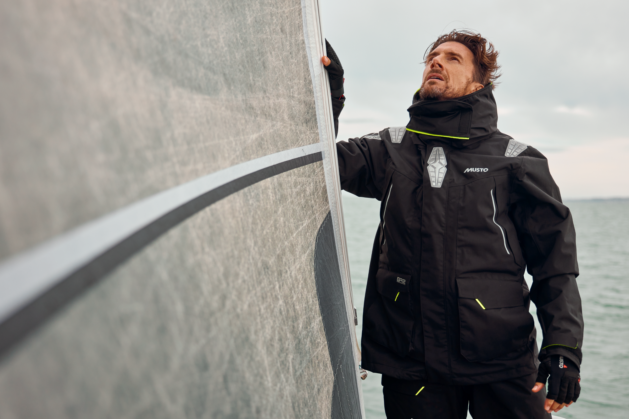 Musto Men's BR2 Offshore 2.0 Waterproof Sailing Jacket (Black)