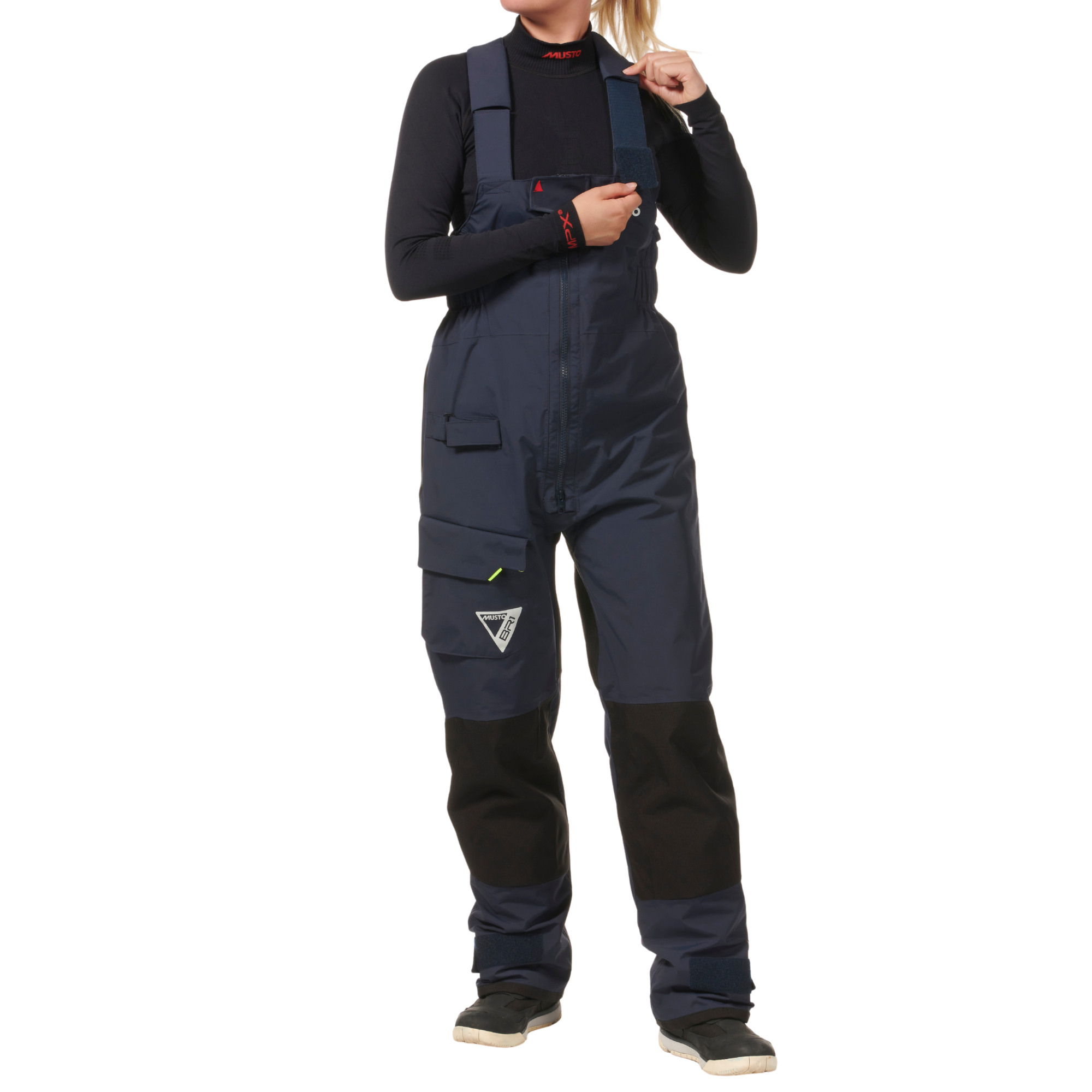 Musto Women's BR1 Channel Waterproof Sailing Trousers/Salopettes (True Navy)