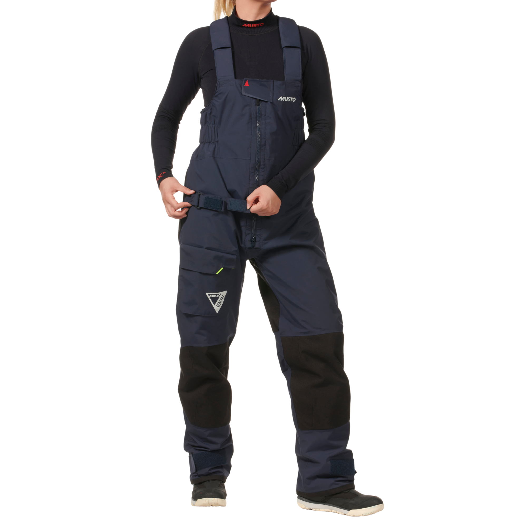 Musto Women's BR1 Channel Waterproof Sailing Trousers/Salopettes (True Navy)