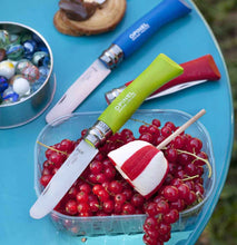 Load image into Gallery viewer, My First Opinel Kids #7 Stainless Steel Round Ended Knife (Apple)