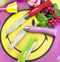 Load image into Gallery viewer, My First Opinel Kids #7 Stainless Steel Round Ended Knife (Fuchsia)