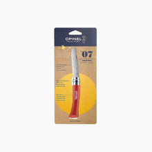 Load image into Gallery viewer, My First Opinel Kids #7 Stainless Steel Round Ended Knife (Red)