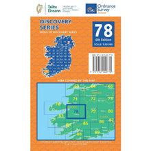 Load image into Gallery viewer, OSI Discovery Map 78 - Water Resistant Folded Paper (Part of Co.Kerry)(1:50,000)