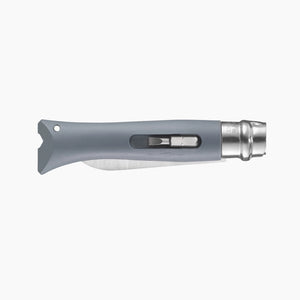 Opinel #9 DIY Stainless Steel Folding Tool Knife (Grey)